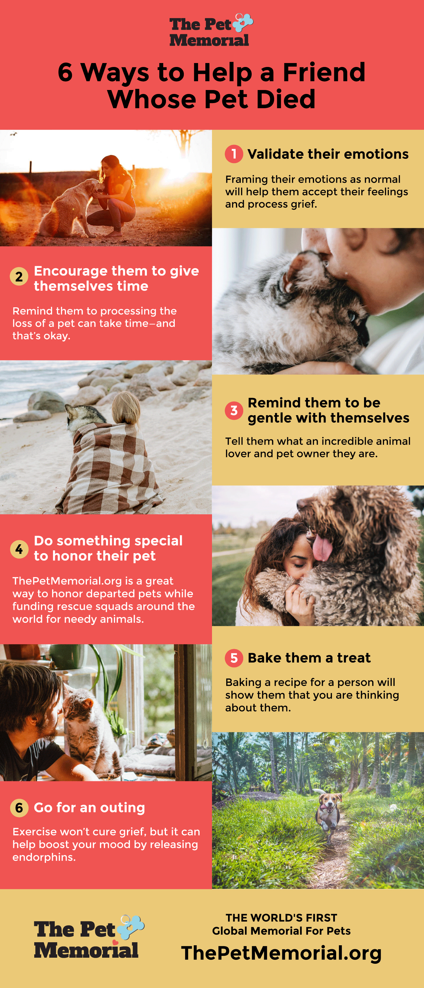 6 Ways to Help a Friend Whose Pet Died 2