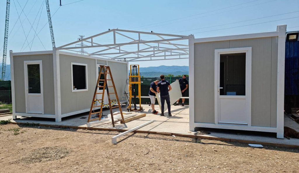 building eldery dog center