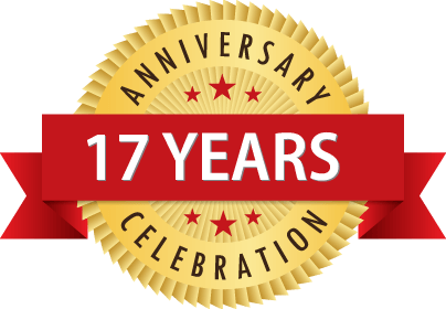 17 Years Anniversary Budge